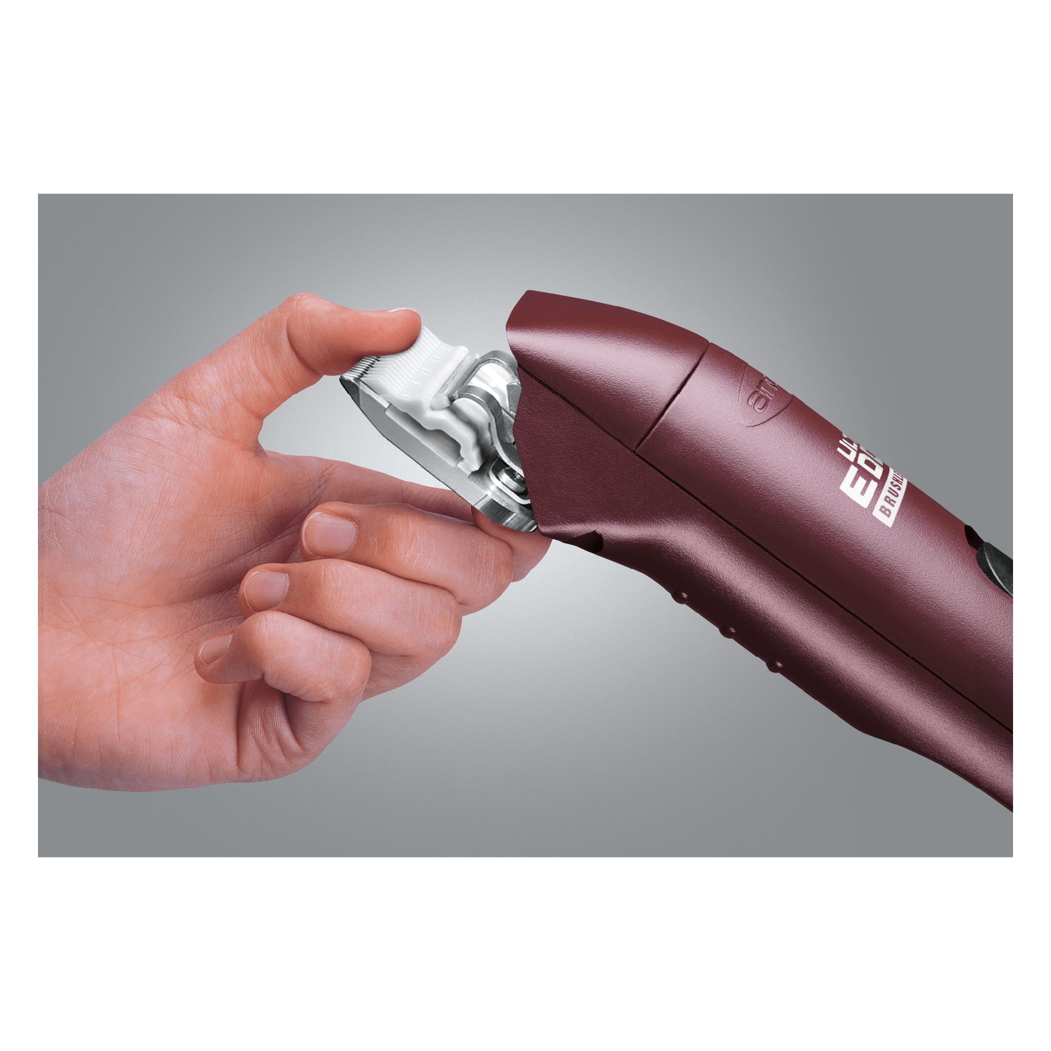 Andis AGCB 2-Speed Brushless w/#10 Ceramic - Burgundy (Heavy Duty) - Image 3