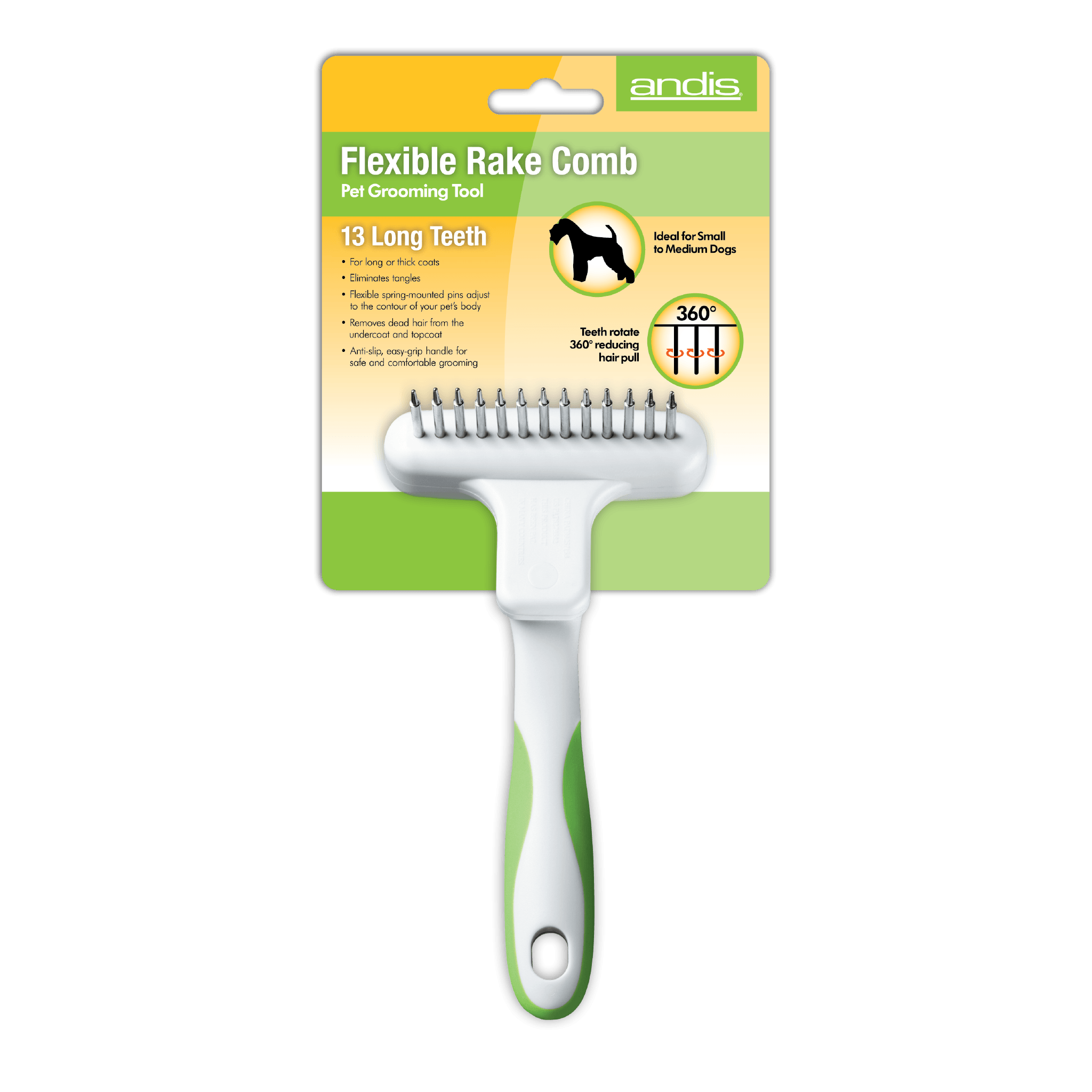 Andis Flexible Dog Rake - Image 2