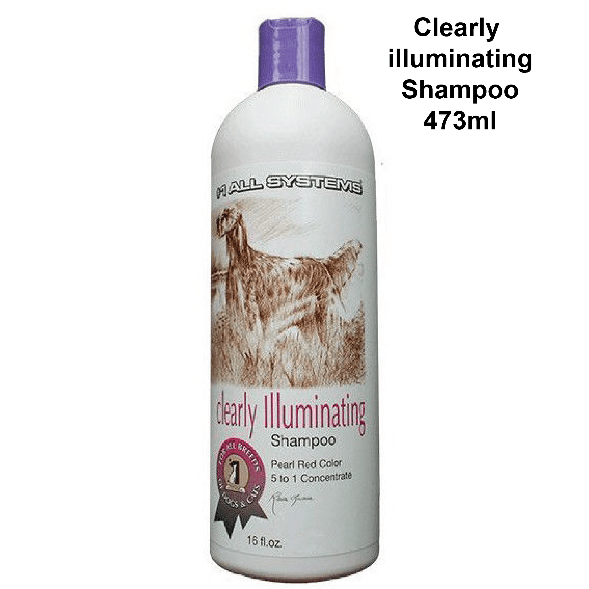 #1all Systems Clearly Illuminating Shampoo for Dogs and Cats