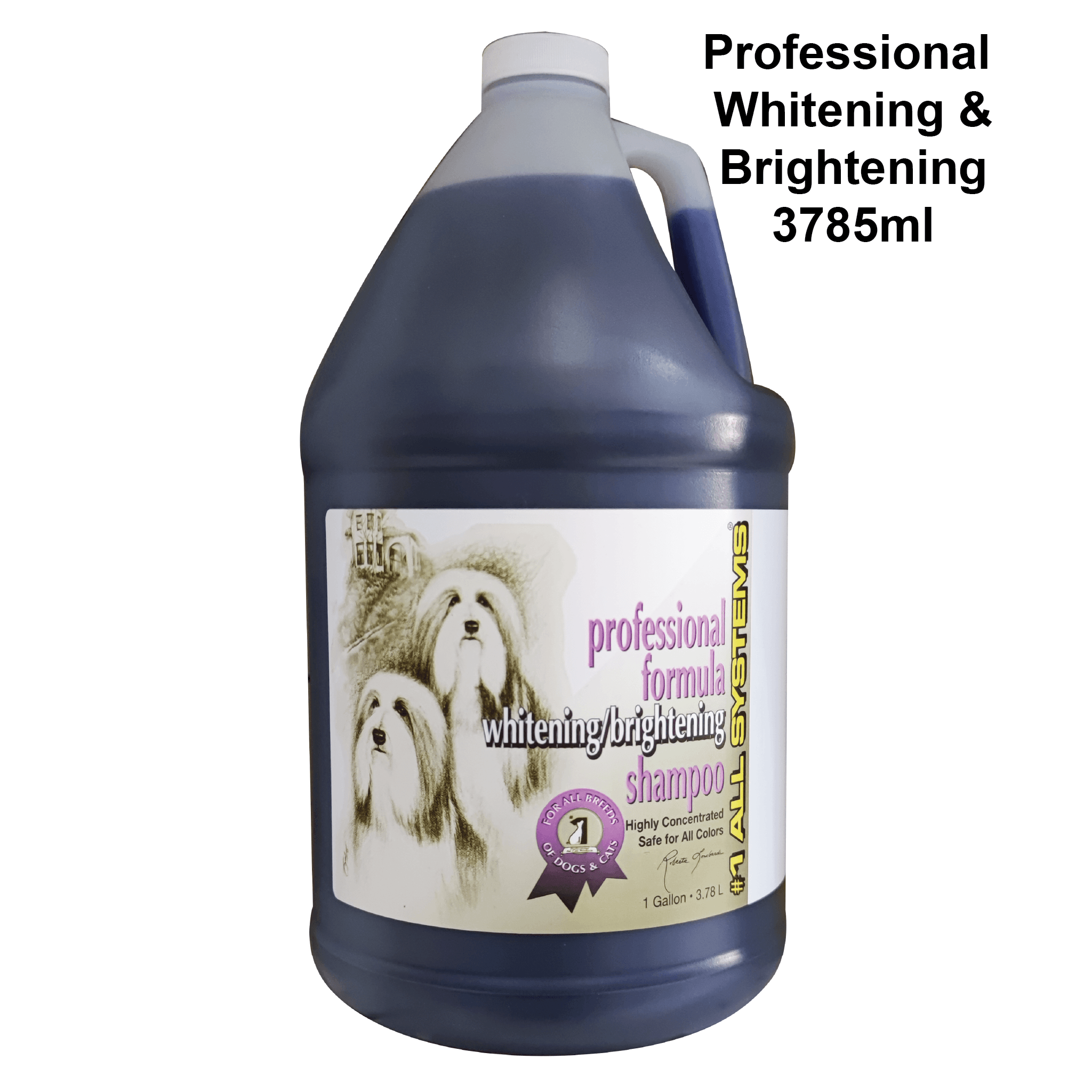 #1all Systems Professional Formula Whitening Shampoo for Dogs and Cats - Image 2
