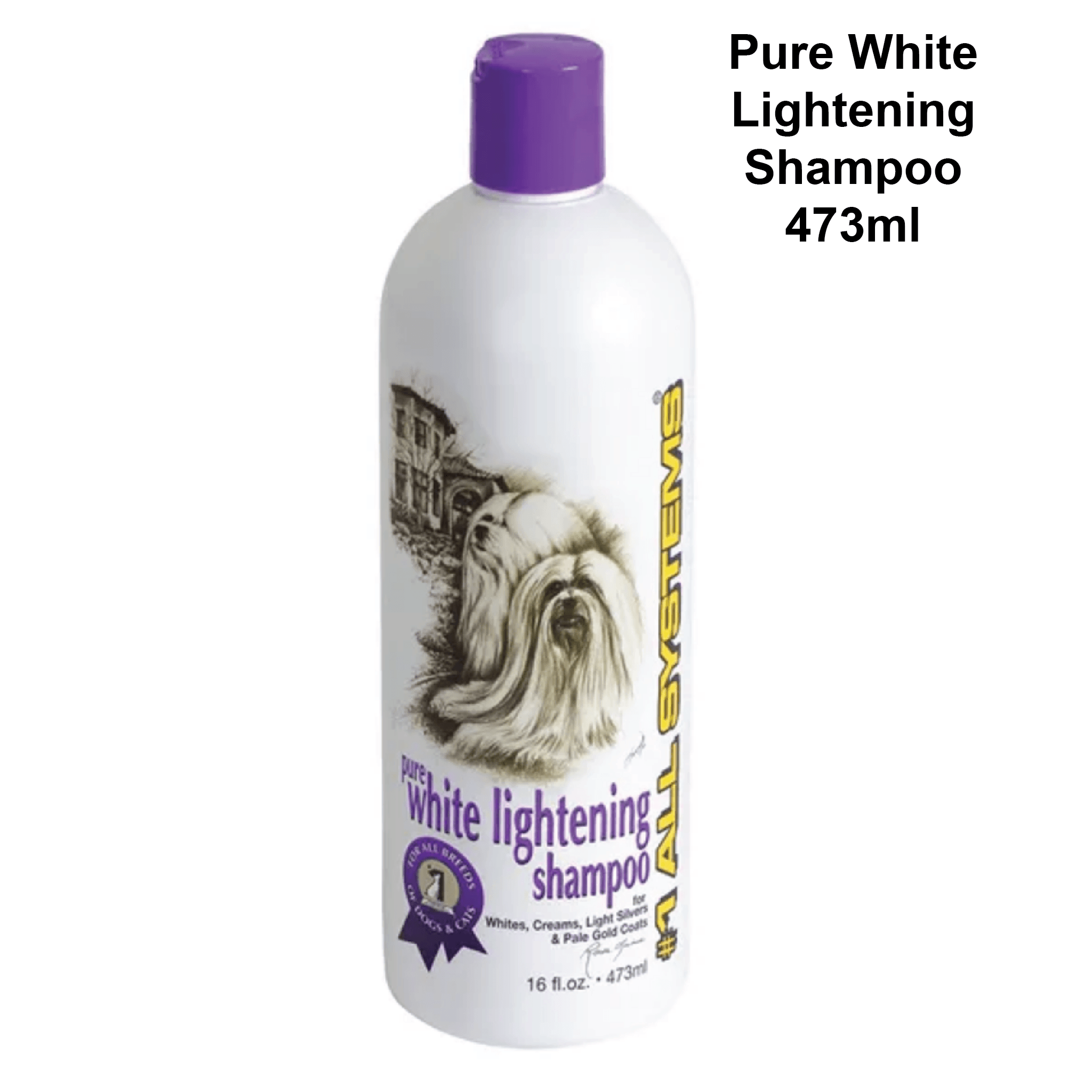 #1all Systems Pure White Lightening Shampoo for Dogs and Cats