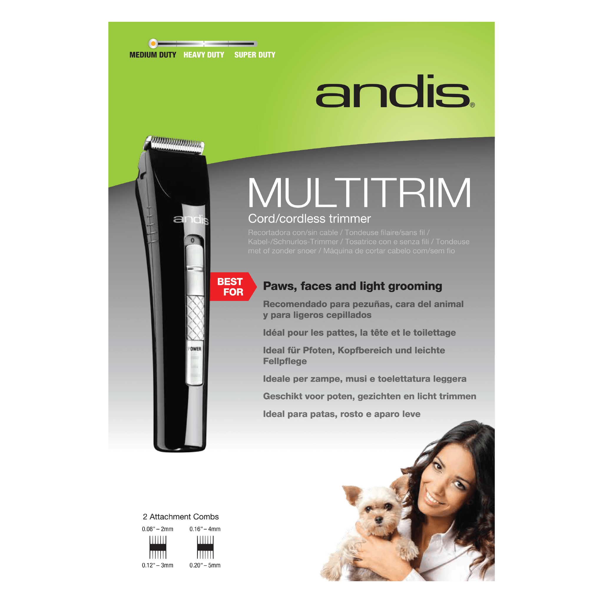 Andis Multitrim Cord/Cordless Trimmer - Image 4