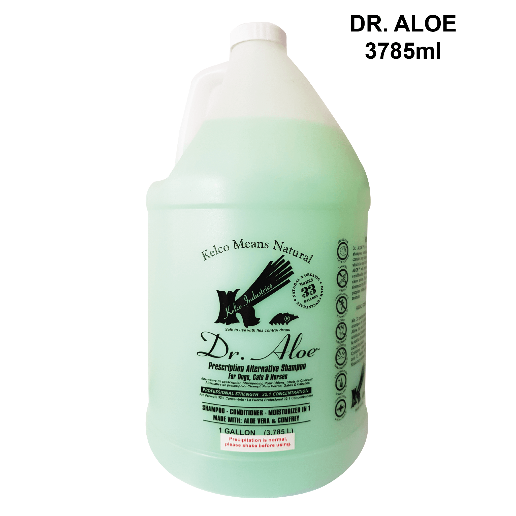 Kelco Dr. Aloe for Dogs and Cats (Soothing and Shine, remove stains) - Image 2