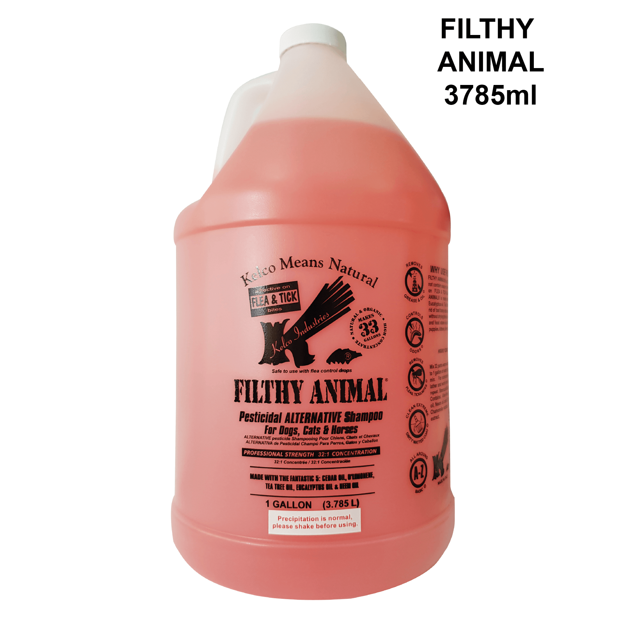 Kelco Filthy Animal Shampoo for Dogs and Cats (For Super Clean, remove Stud) - Image 2