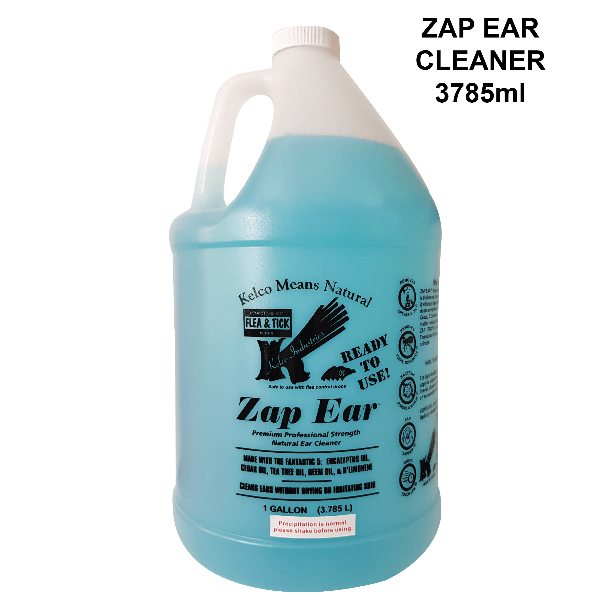 Kelco Zap Ear Cleaner for Dogs and Cats (Ear Cleaning and Disinfecting) - Image 2