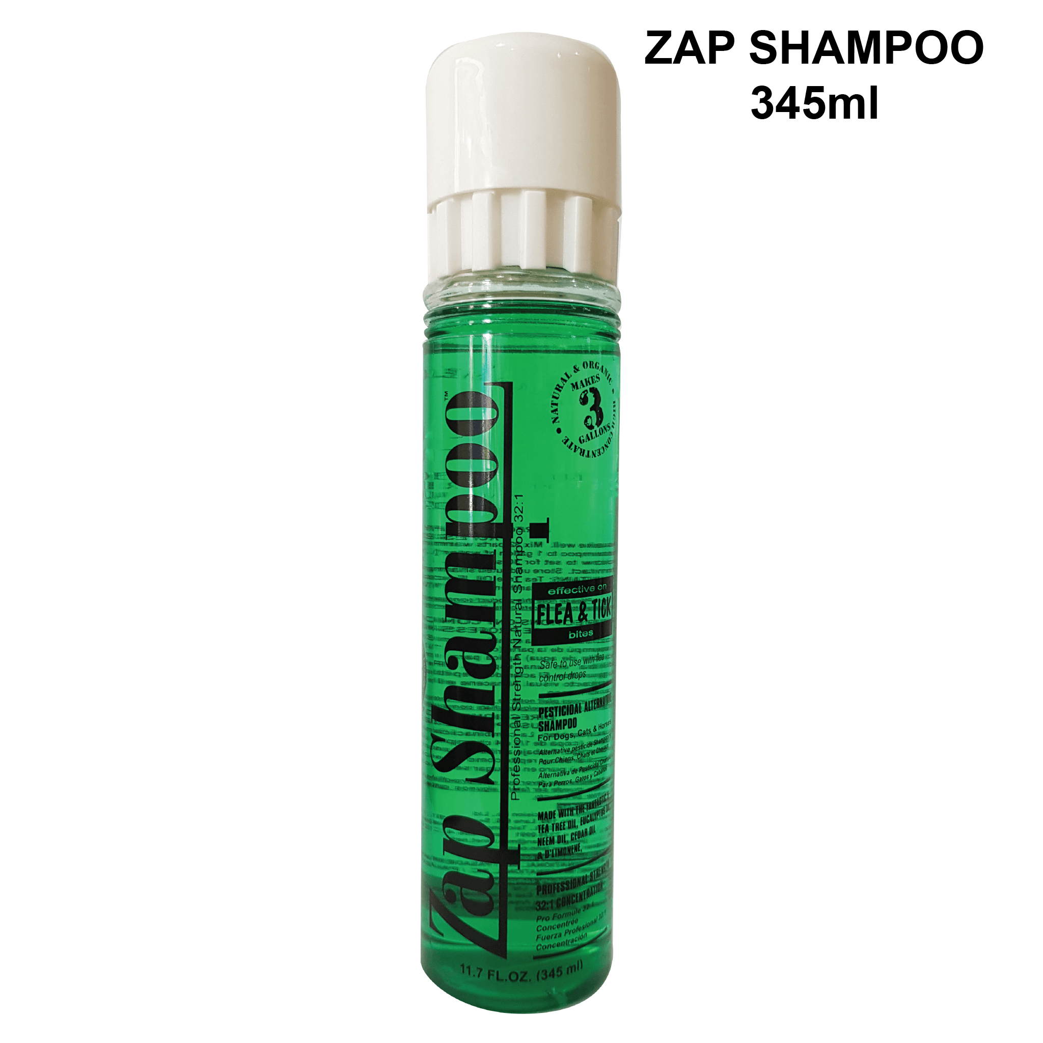 Kelco Zap Shampoo for Dogs and Cats (Deep Cleansing and Soothing)