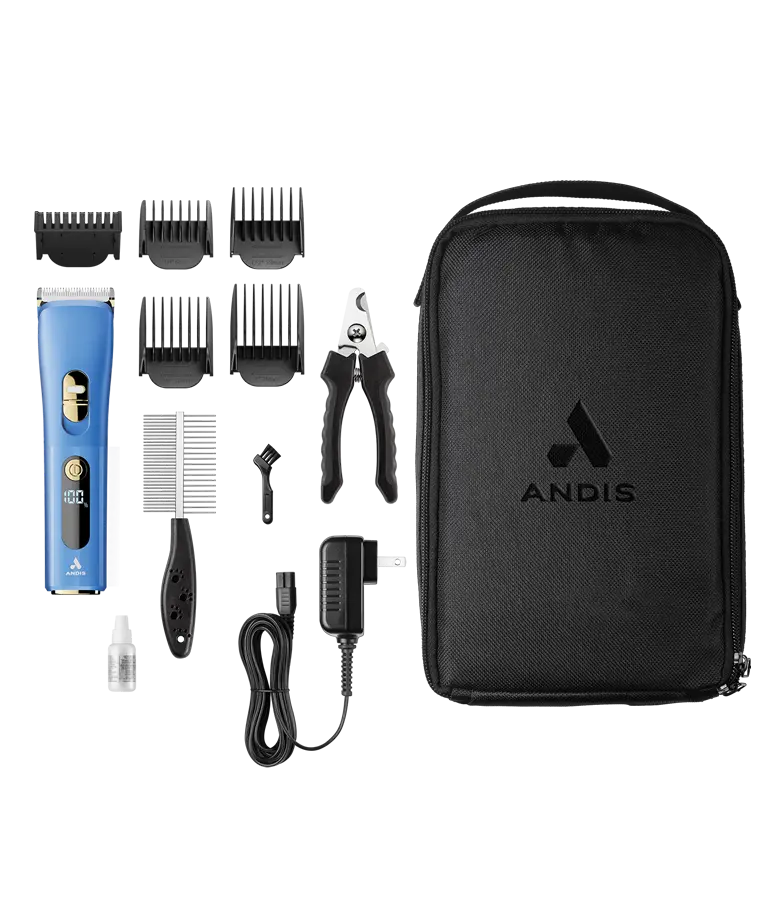 Andis CLC-5 enVISION Cordless Clipper Blue - Image 5
