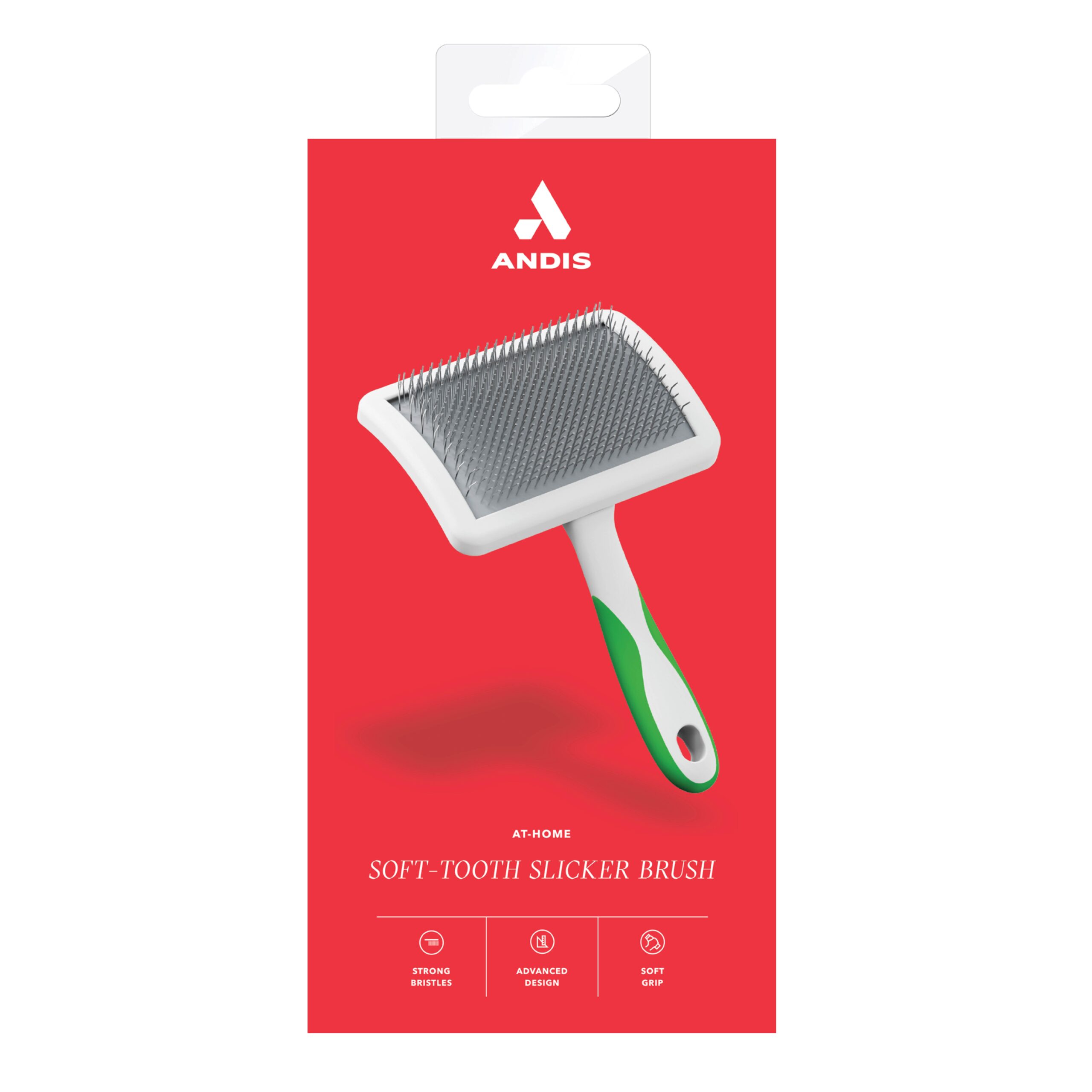 Andis Soft-Tooth Slicker Brush (L) - Image 2