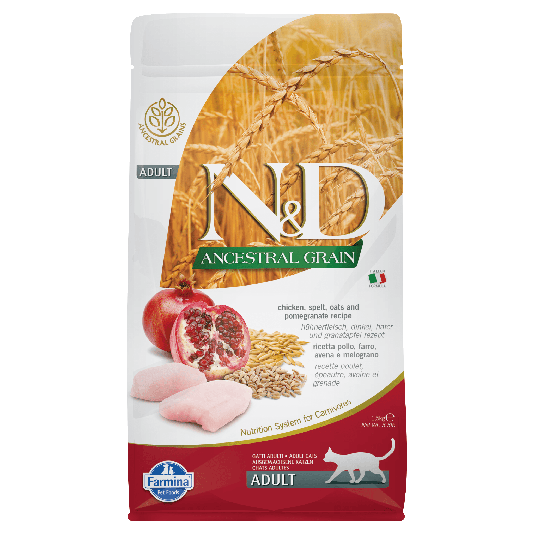 N&D Ancestral Grain Chicken & Pomegranate Adult Cat