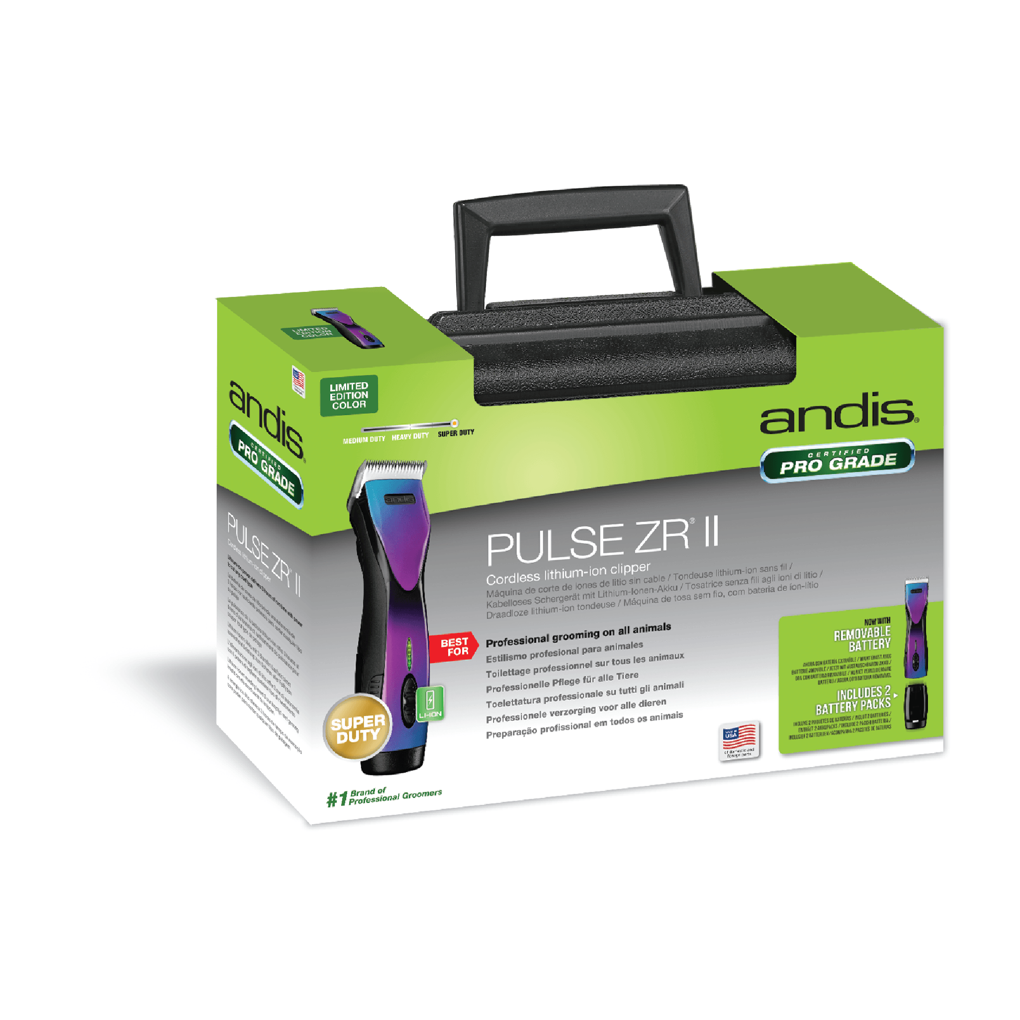 Andis DBLC-2 Pulse ZR II Galaxy Cordless Clipper (Heavy Duty) - Image 5