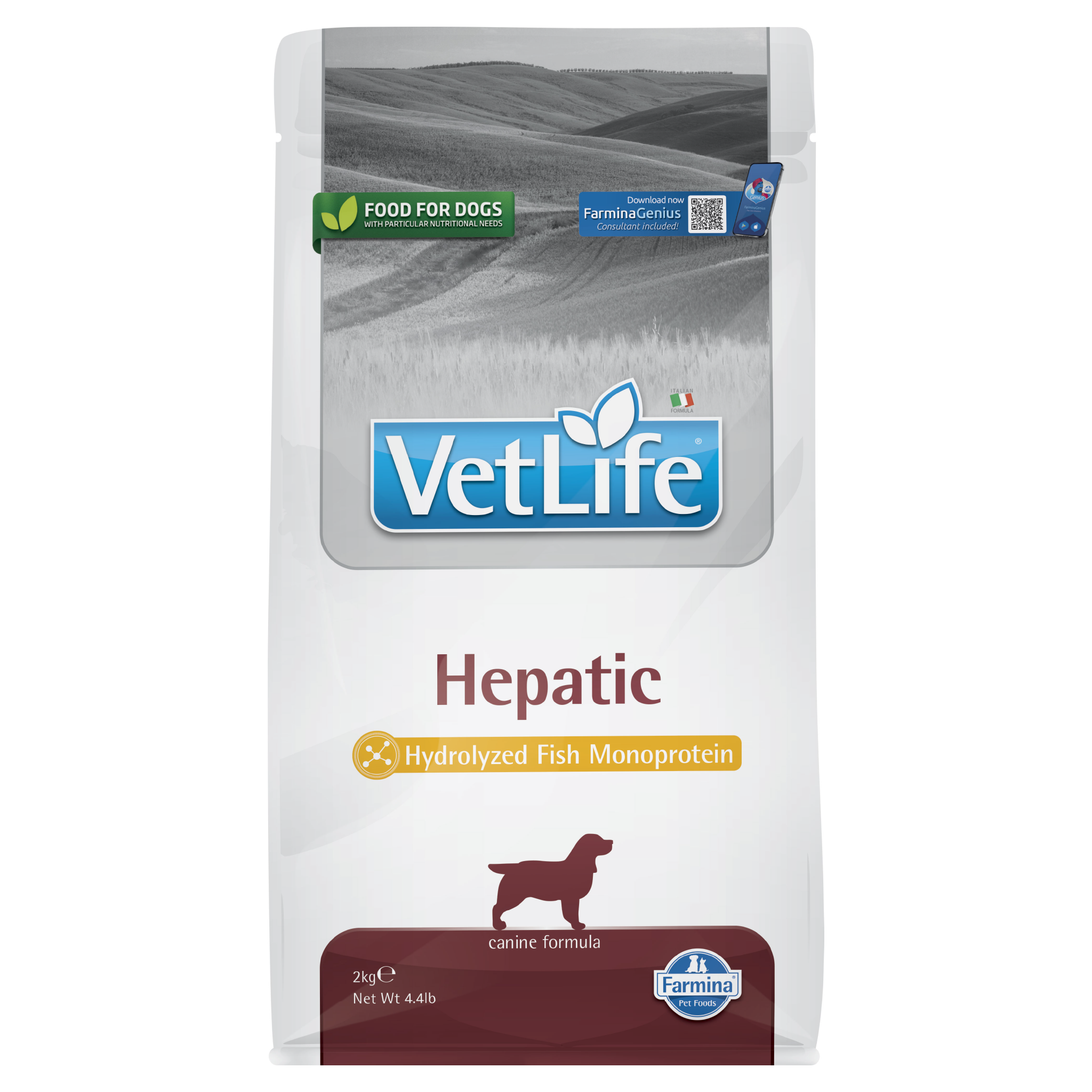 Vet Life Canine Hepatic Dry Kibbles
