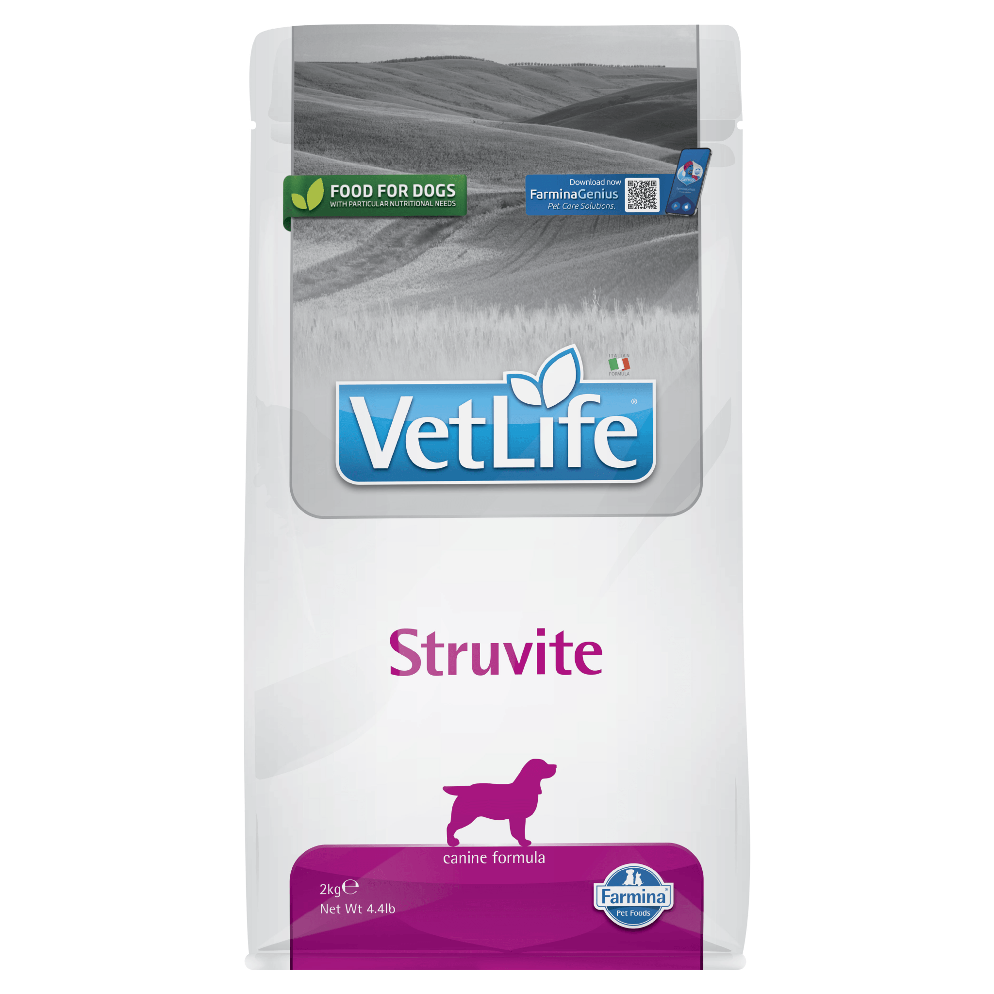 Vet Life Canine Struvite Dry Kibbles 2kg