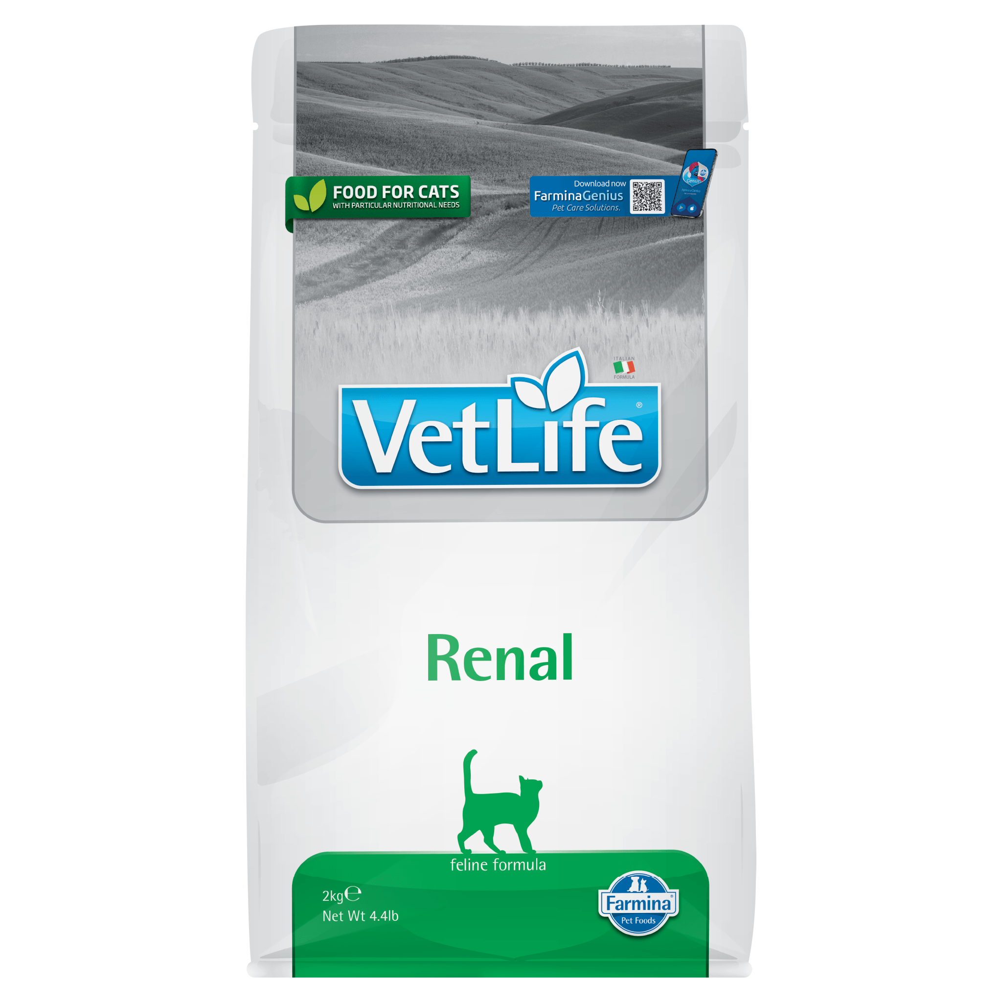 Vet Life Feline Renal Dry Kibbles 2kg