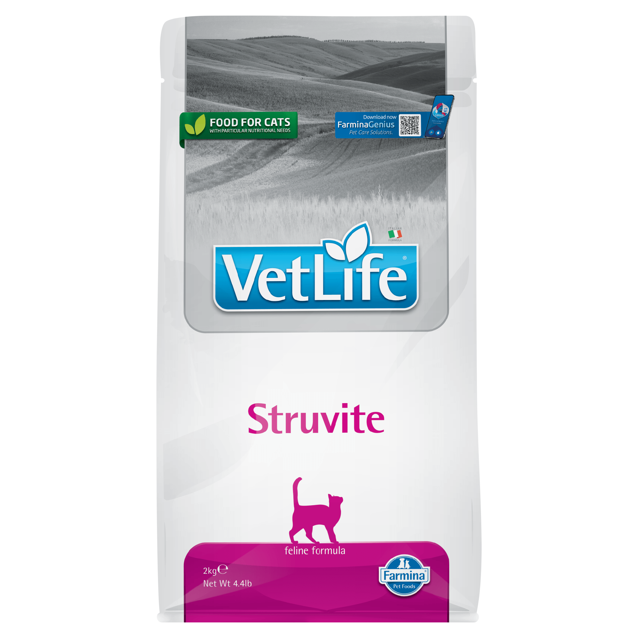 Vet Life Feline Struvite Dry Kibbles 2kg