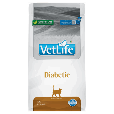 Vet Life Feline Diabetic Dry Kibbles 2kg